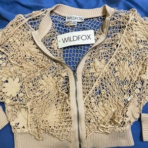 Wildfox Crochet Daisy Jacket